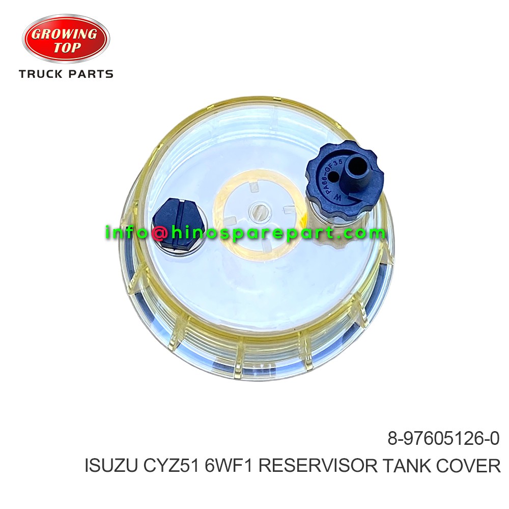 ISUZU CYZ51 6WF1 RESERVISOR TANK COVER 8-97605126-0