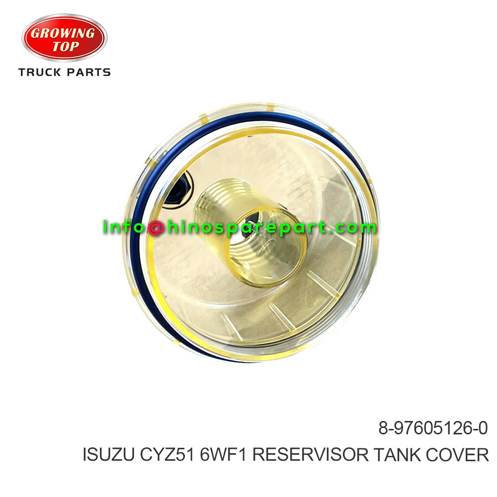 ISUZU CYZ51 6WF1 RESERVISOR TANK COVER 8-97605126-0