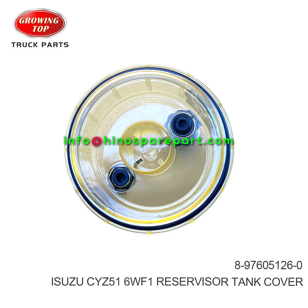 ISUZU CYZ51 6WF1 RESERVISOR TANK COVER 8-97605126-0