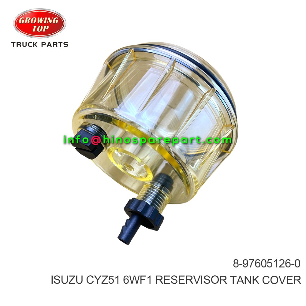 ISUZU CYZ51 6WF1 RESERVISOR TANK COVER 8-97605126-0