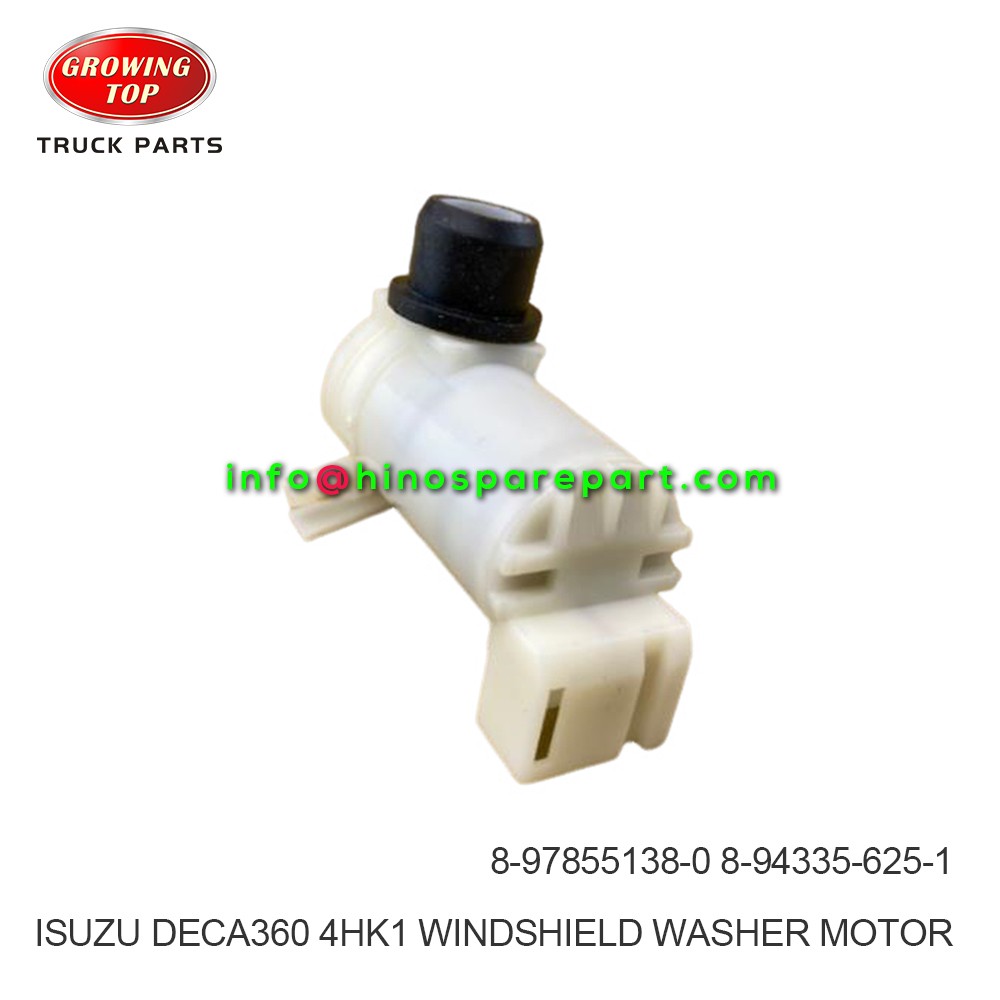 ISUZU DECA360 NPR 700P 4HK1 WINDSHIELD WASHER MOTOR 8-97855138-0 
