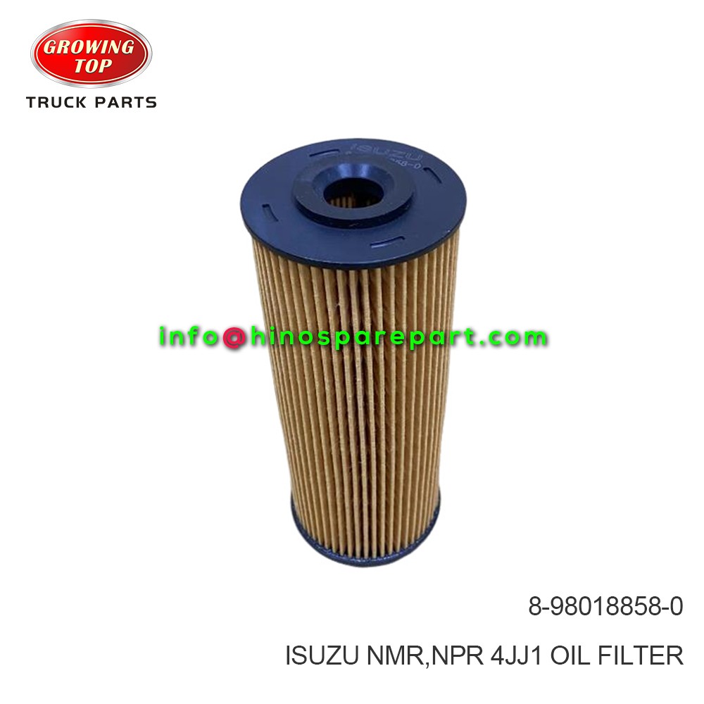 ISUZU NMR,NPR 4JJ1 OIL FILTER 8-98018858-0