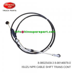 ISUZU NPR CABLE;SHIFT,TRANS CONT 8-98025439-3