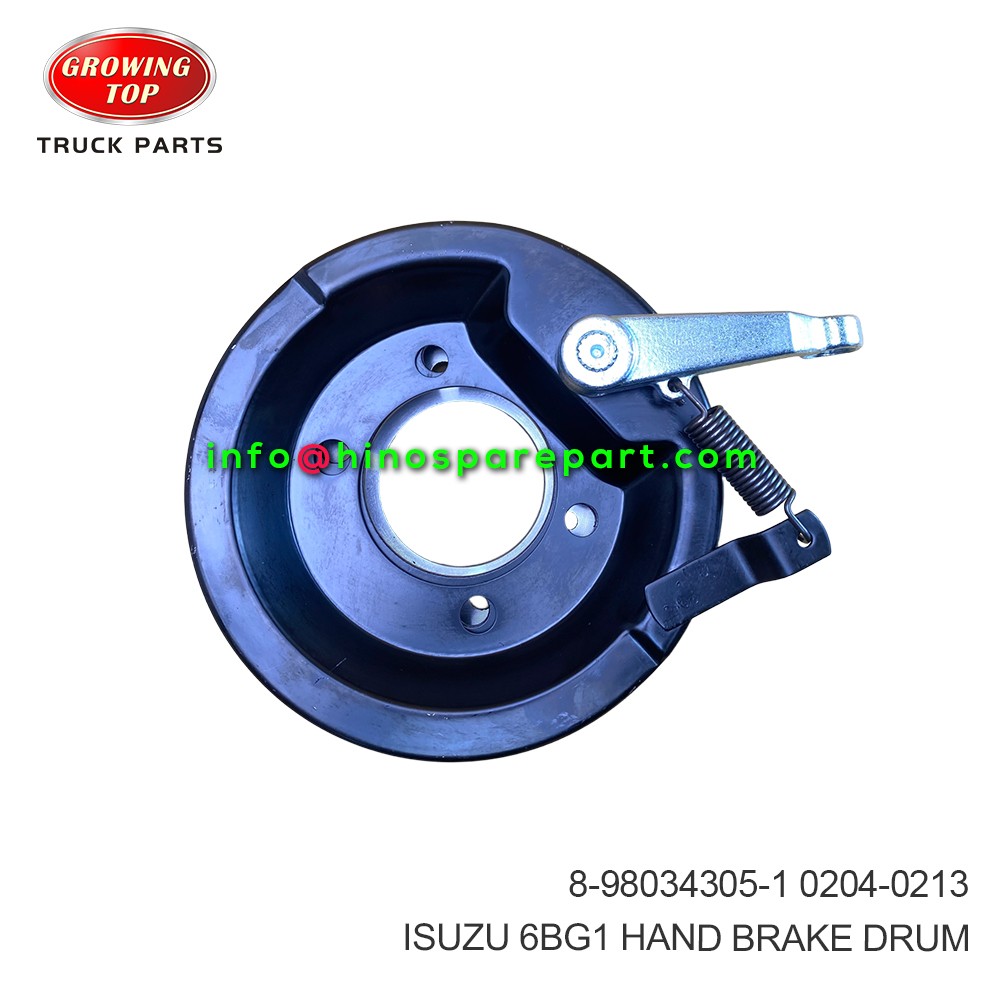 ISUZU 6BG1 HAND BRAKE DRUM 8-98034305-1