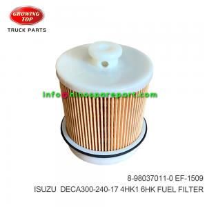 ISUZU  DECA 300-240-17 4HK1 6HK FUEL FILTER  8-98037011-0