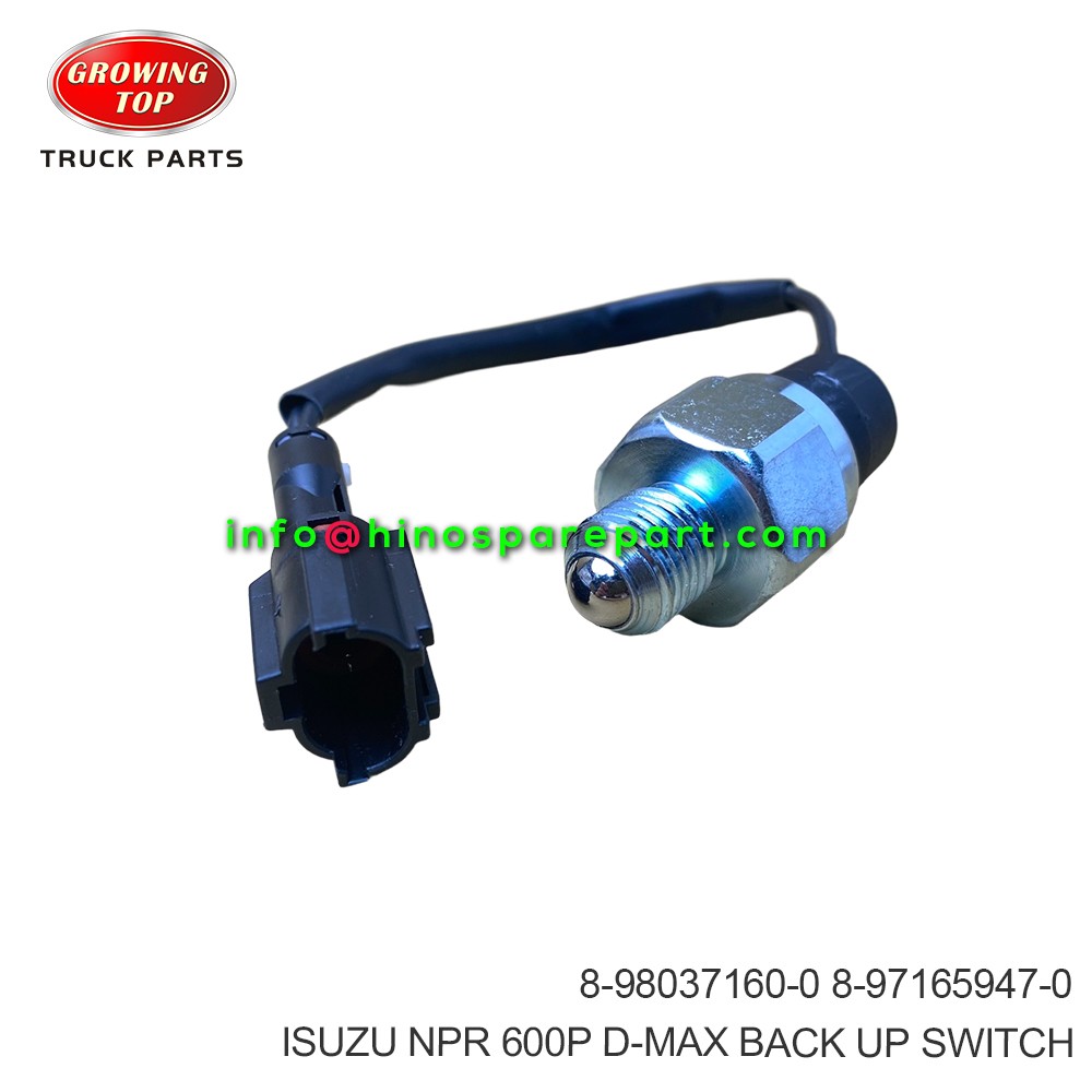 ISUZU NPR 600P D-MAX BACK UP SWITCH 8-98037160-0