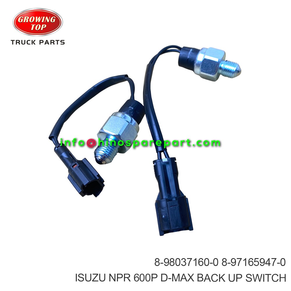 ISUZU NPR 600P D-MAX BACK UP SWITCH 8-98037160-0