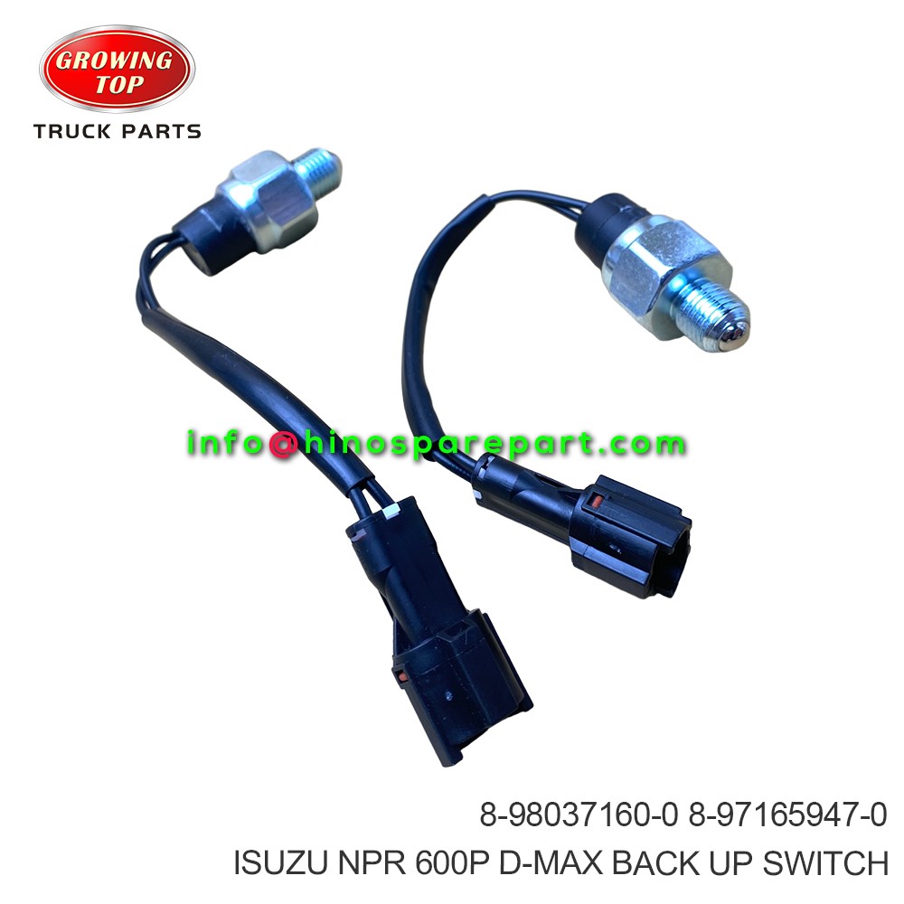 ISUZU NPR 600P D-MAX BACK UP SWITCH 8-98037160-0