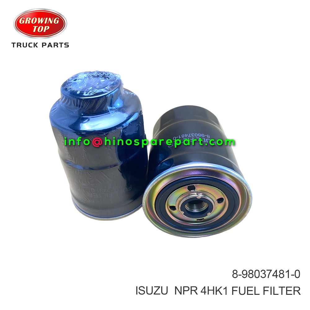 ISUZU NPR 4HK1 FUEL FILTER 8-98037481-0