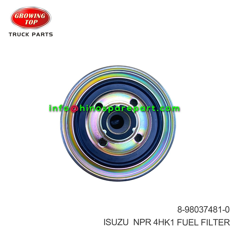 ISUZU NPR 4HK1 FUEL FILTER 8-98037481-0