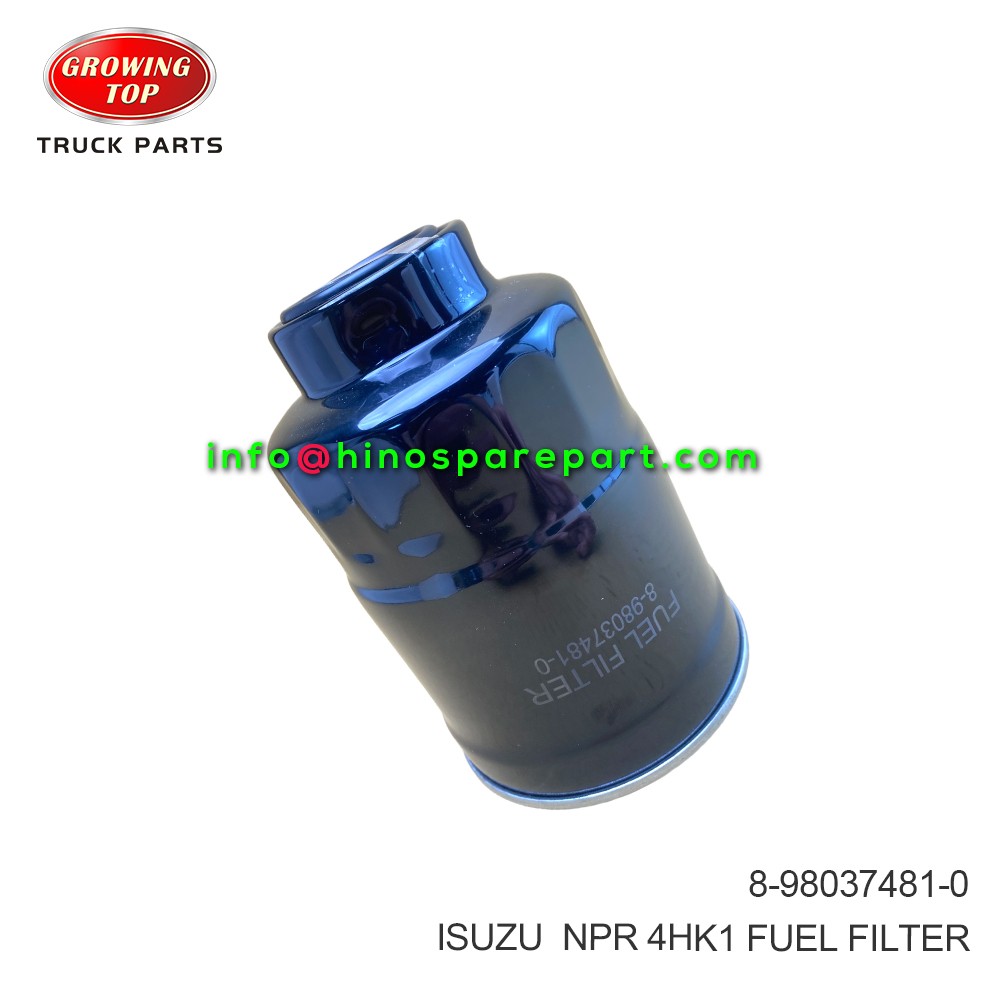 ISUZU NPR 4HK1 FUEL FILTER 8-98037481-0
