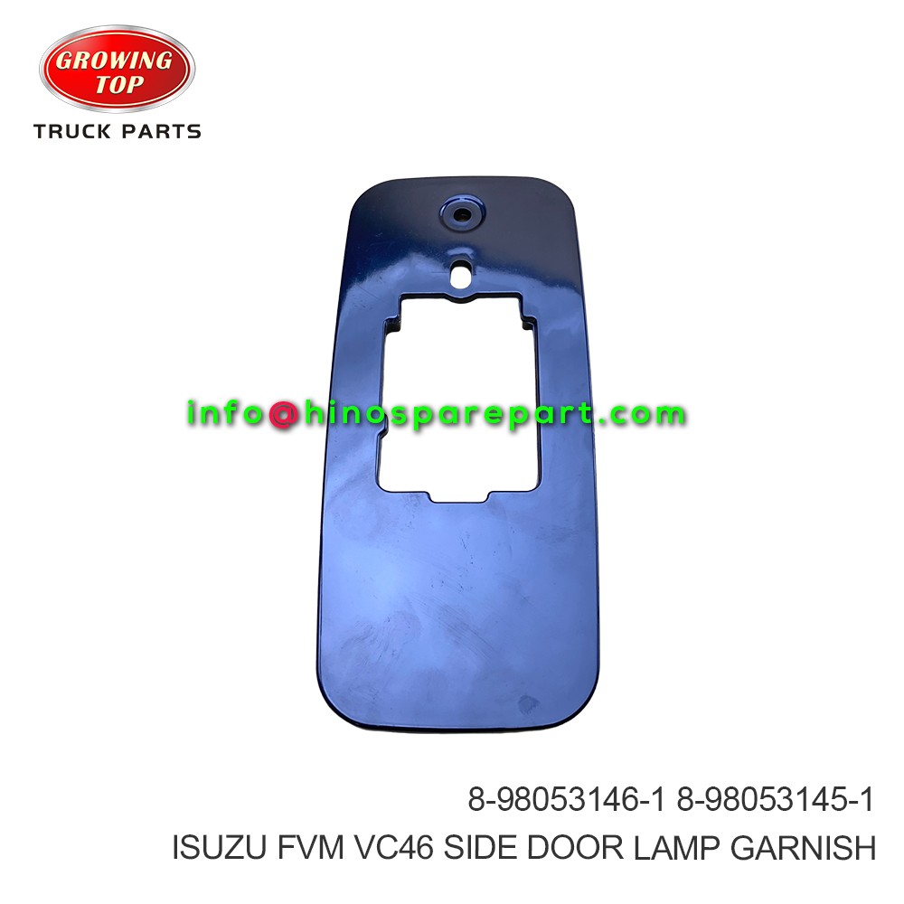 ISUZU FVM VC46 SIDE DOOR LAMP GARNISH 8-98053145-1