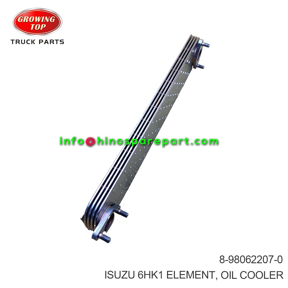 ISUZU 6HK1 ELEMENT OIL COOLER 8-98062207-0