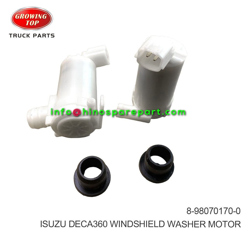 ISUZU DECA360 WINDSHIELD WASHER MOTOR 8-98070170-0