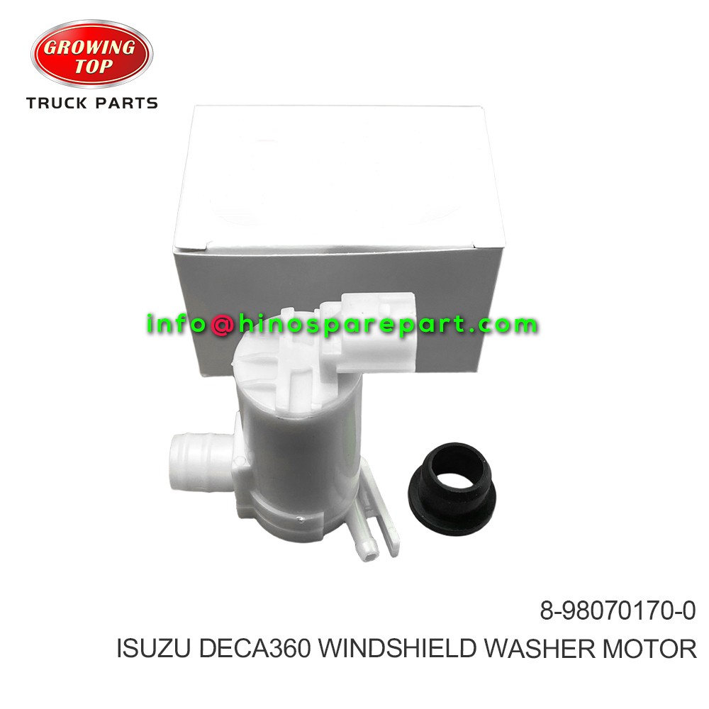 ISUZU DECA360 WINDSHIELD WASHER MOTOR 8-98070170-0