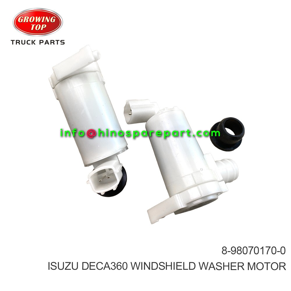 ISUZU DECA360 WINDSHIELD WASHER MOTOR 8-98070170-0