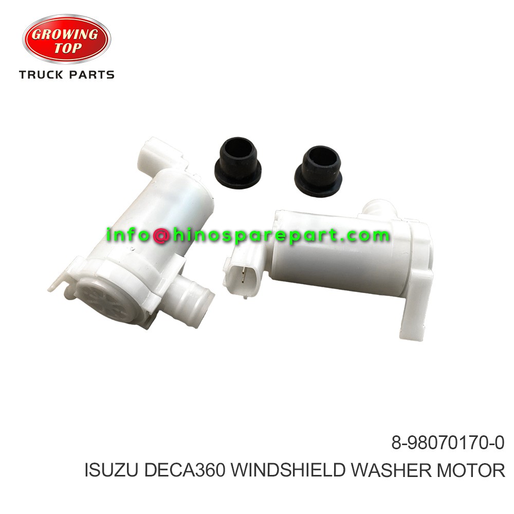 ISUZU DECA360 WINDSHIELD WASHER MOTOR 8-98070170-0