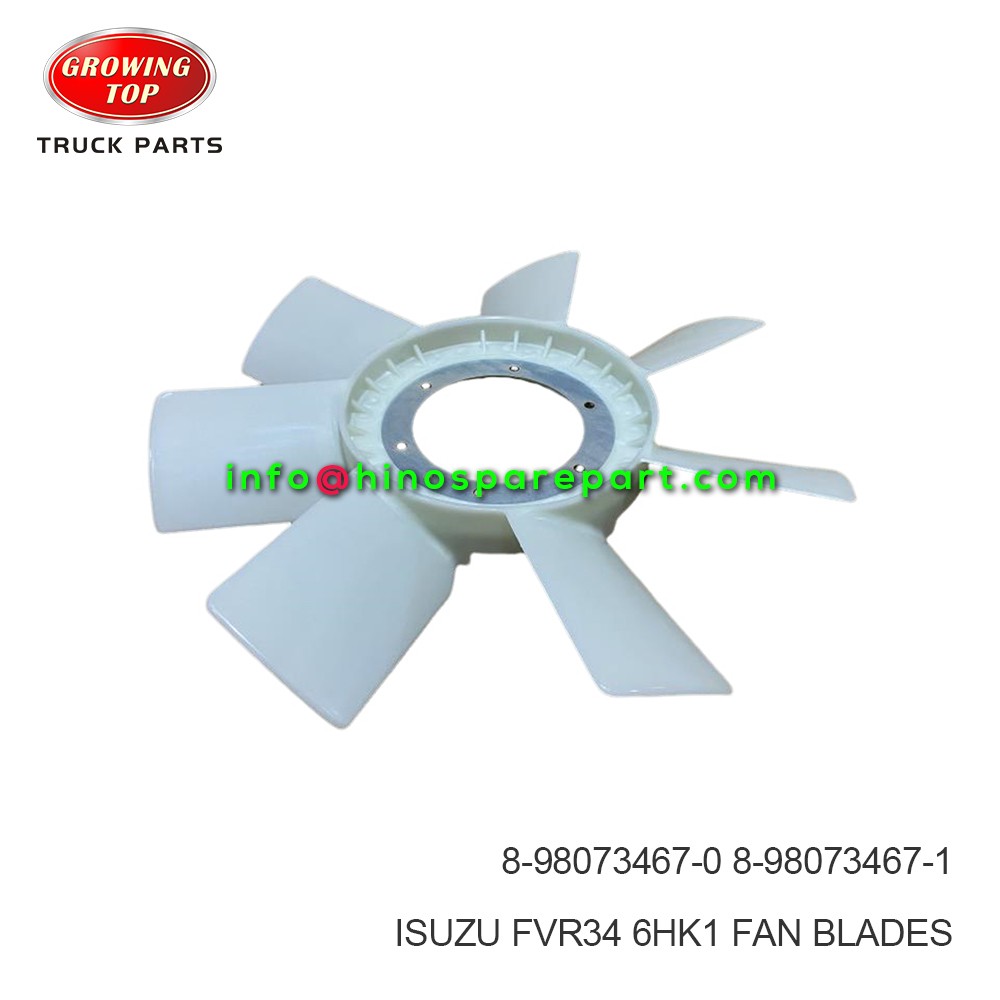 ISUZU FVR34 6HK1 FAN BLADES 8-98073467-0