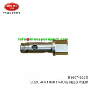 ISUZU 4HK1 6HK1 VALVE FEED PUMP 8-98074-955-0