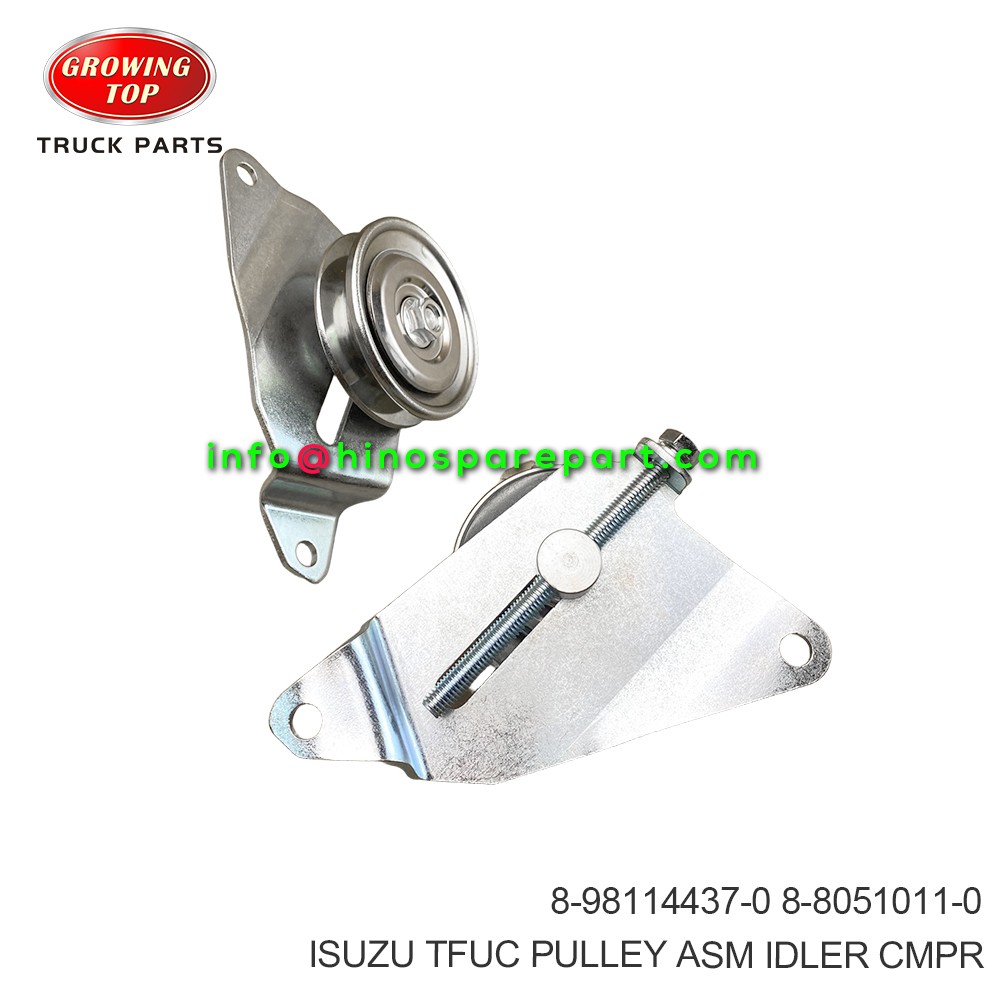 ISUZU TFUC PULLEY ASM IDLER CMPR 8-98114437-0