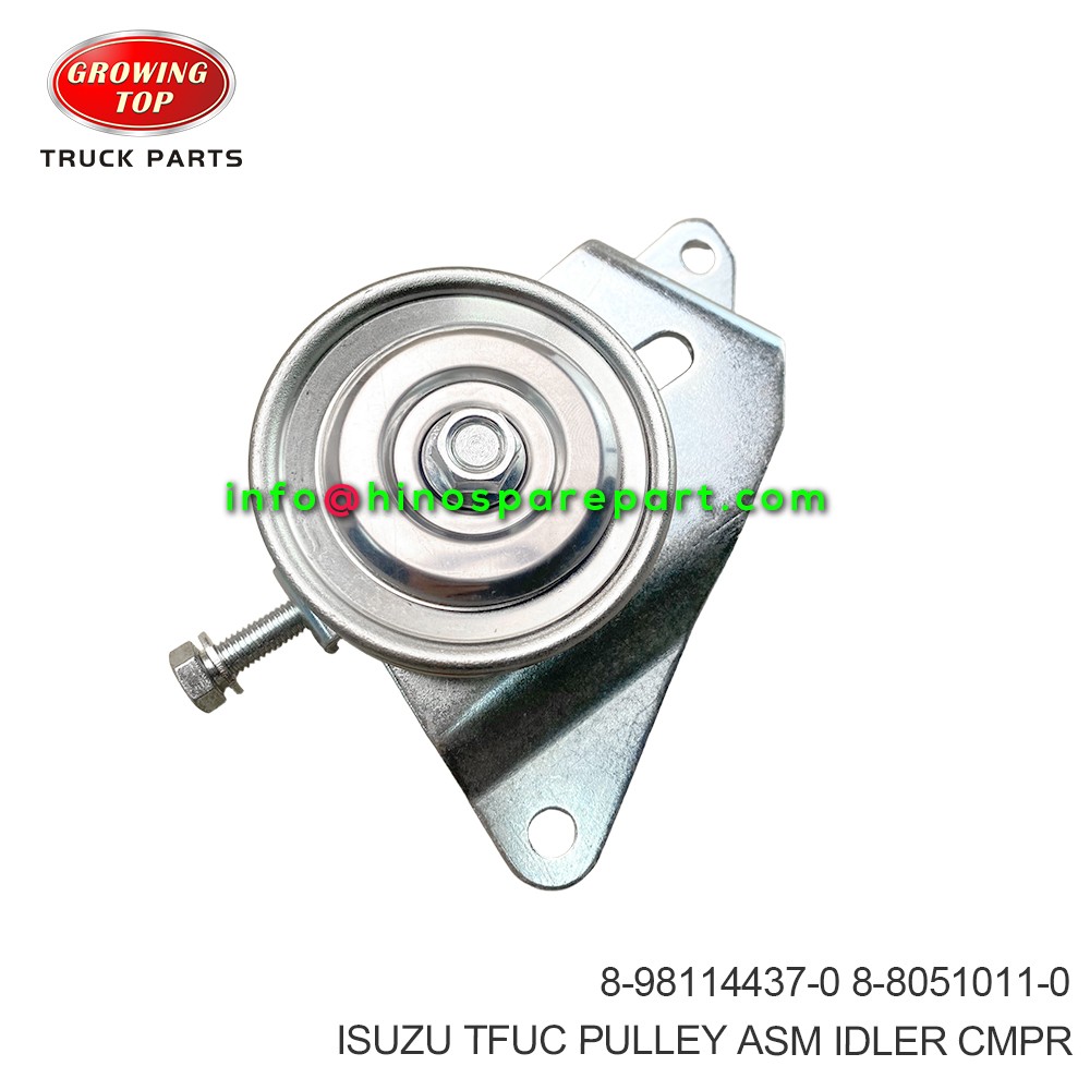ISUZU TFUC PULLEY ASM IDLER CMPR 8-98114437-0