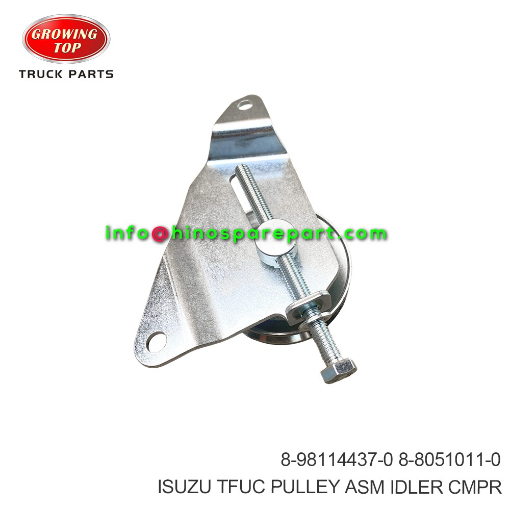 ISUZU TFUC PULLEY ASM IDLER CMPR 8-98114437-0