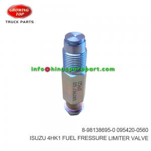 ISUZU 4HK1 FUEL FRESSURE LIMITER VALVE 8-98138695-0 ISUZU 4HK1 FUEL FRESSURE LIMITER VALVE 8-98138695-0