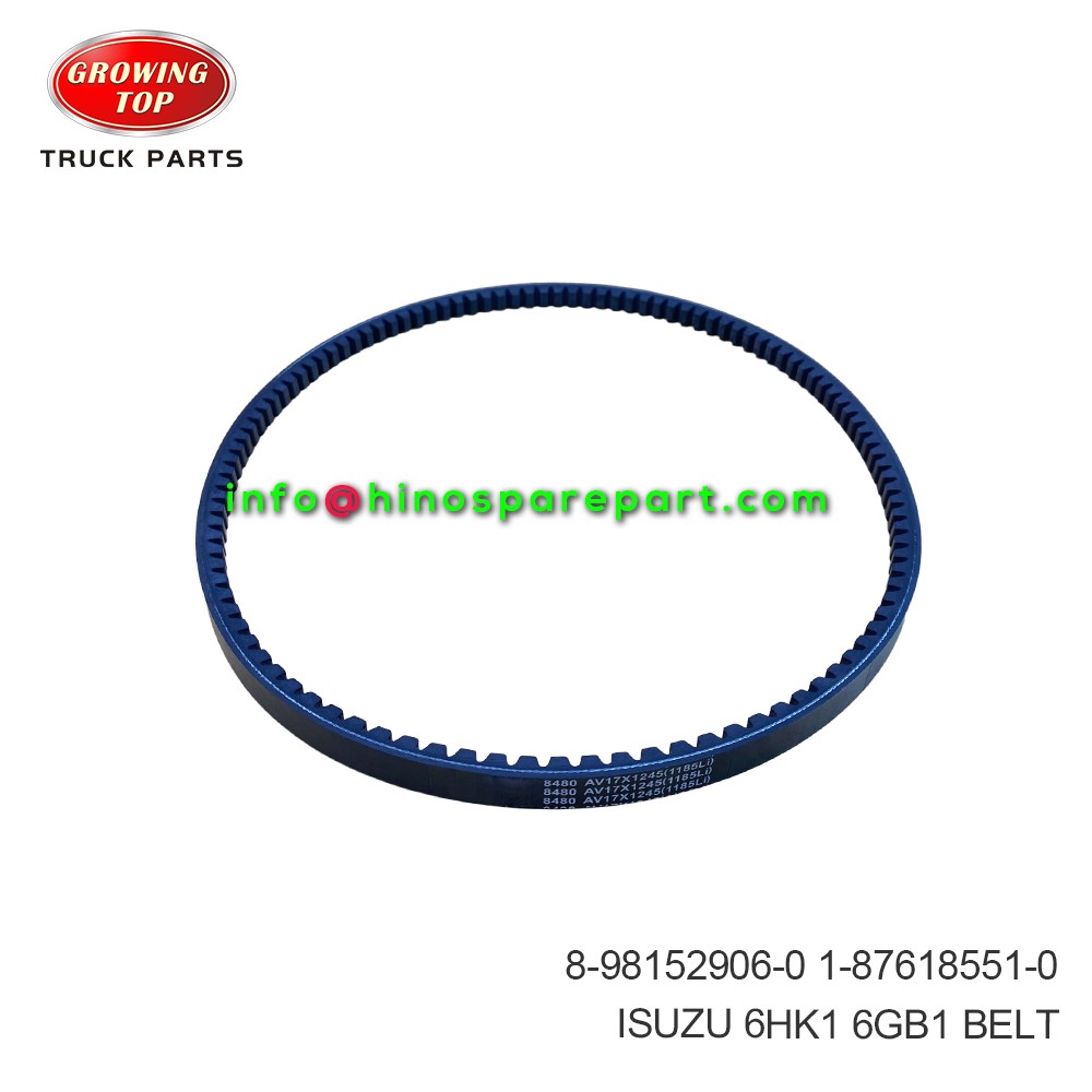 ISUZU 6HK1 6GB1 BELT 8-98152906-0