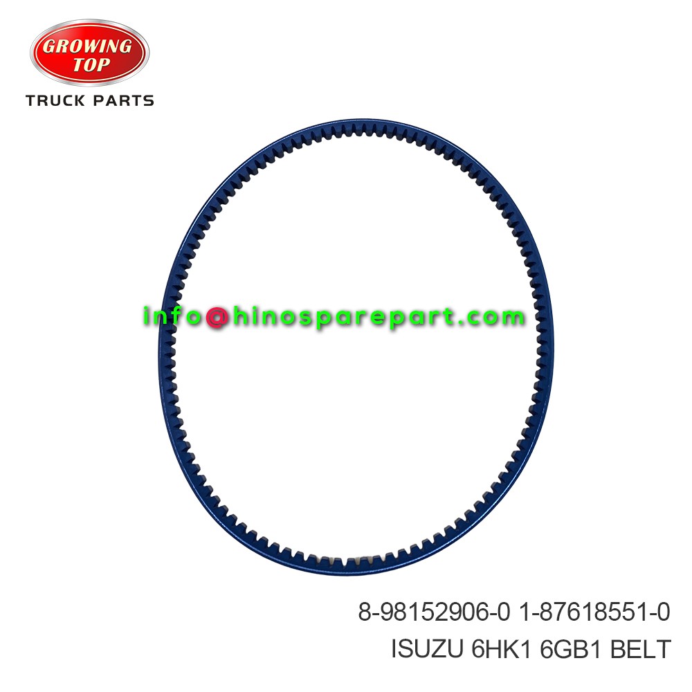 ISUZU 6HK1 6GB1 BELT 8-98152906-0