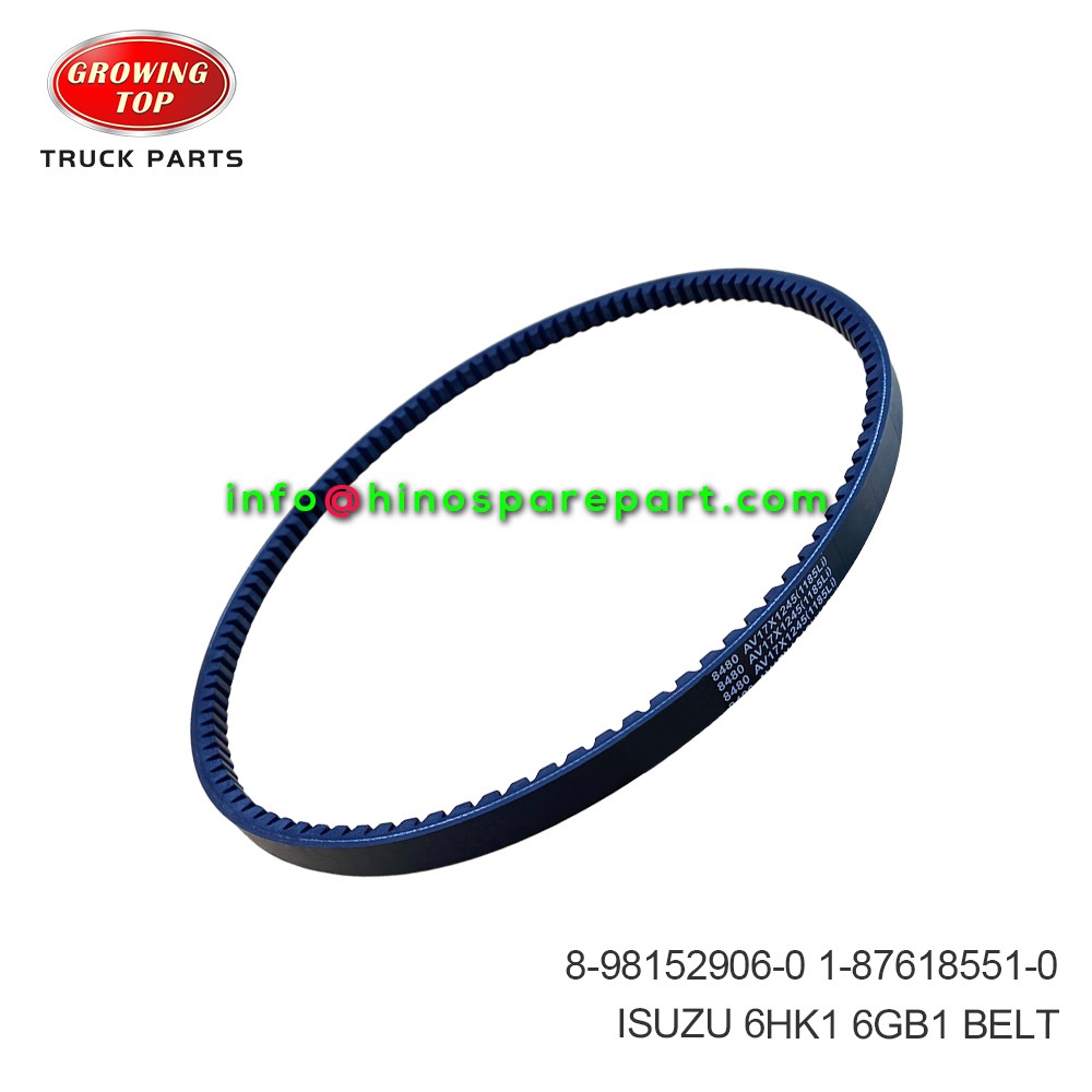 ISUZU 6HK1 6GB1 BELT 8-98152906-0