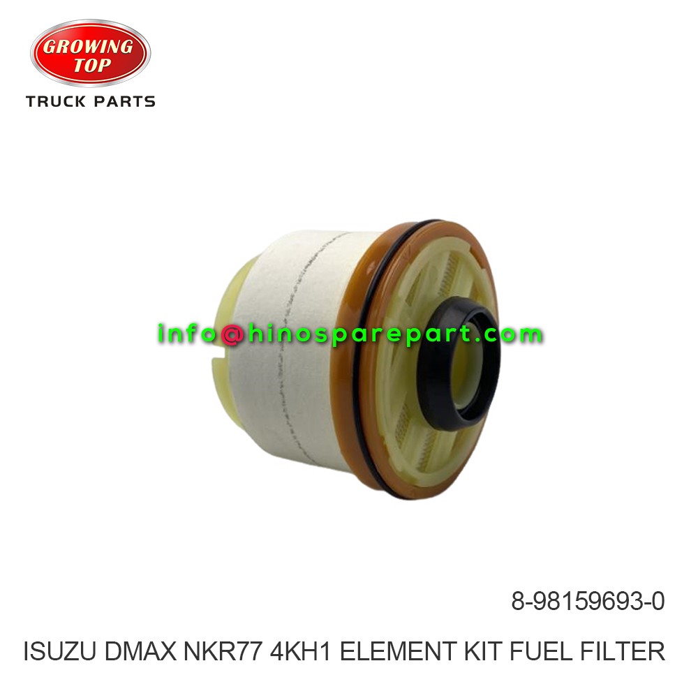 ISUZU DMAX NKR77 4KH1 ELEMENT KIT FUEL FILTER 8-98159693-0