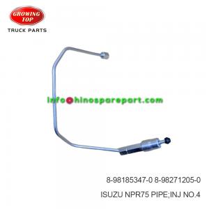 ISUZU NPR75 PIPE;INJ NO.4 8-98185347-0
