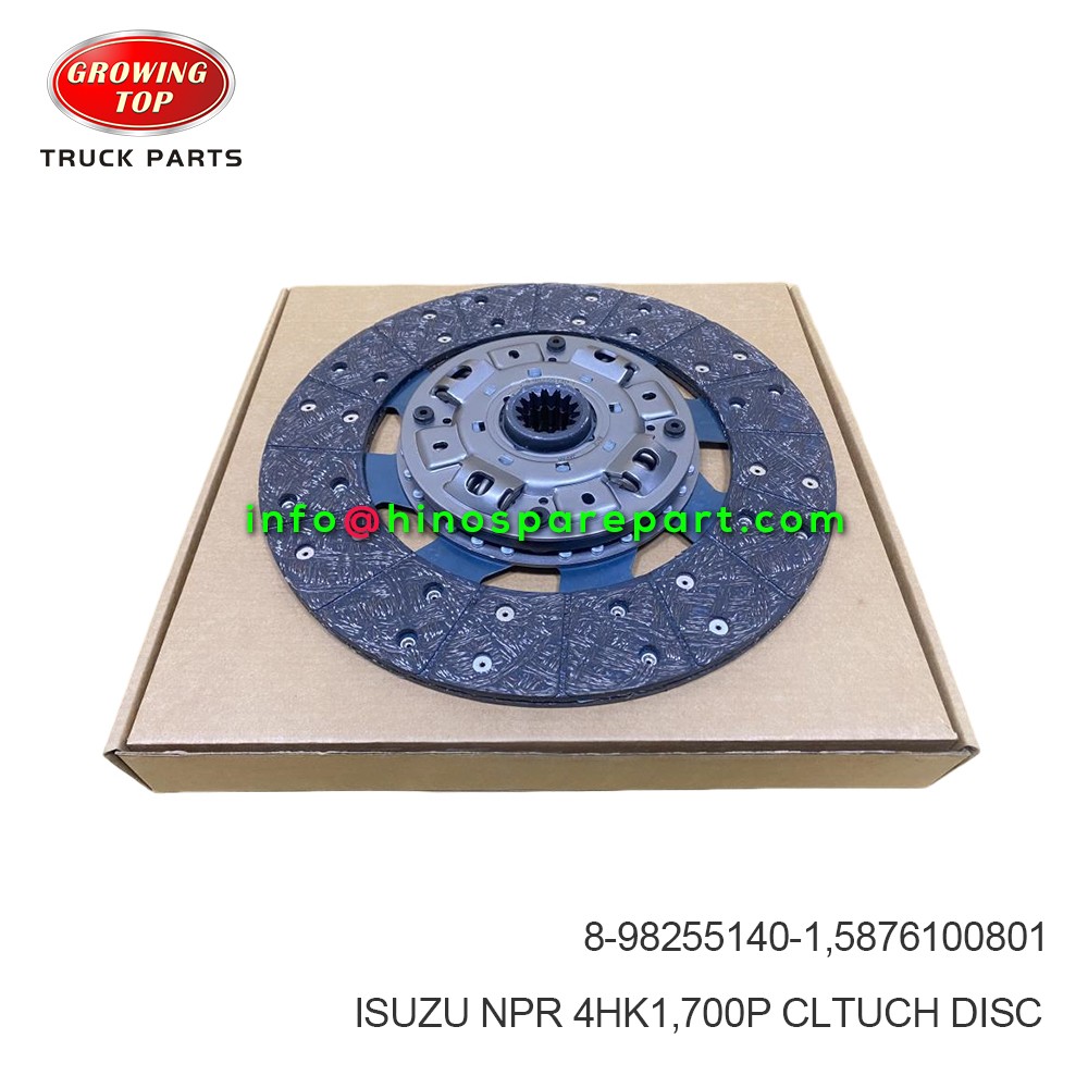 ISUZU NPR 4HK1,700P CLUTCH DISC 8-98255140-1