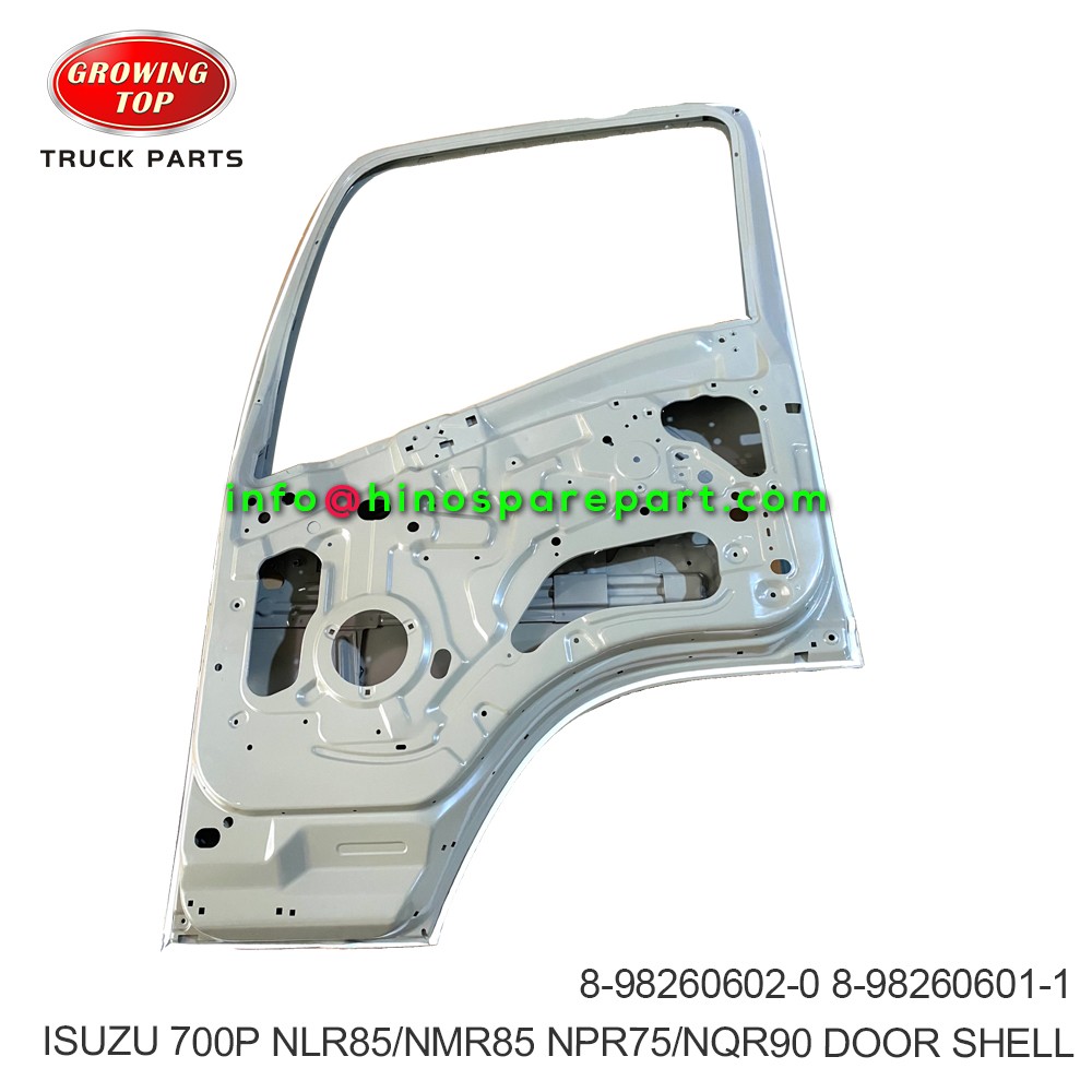 ISUZU 700P NLR85/NMR85 NPR75/NQR90 JMC DOOR SHELL 8-98260602-0