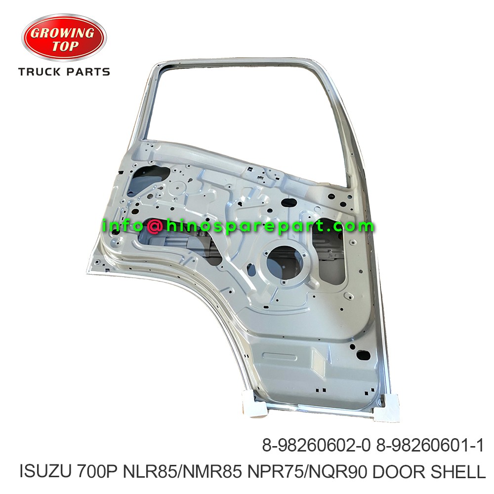 ISUZU 700P NLR85/NMR85 NPR75/NQR90 JMC DOOR SHELL 8-98260602-0