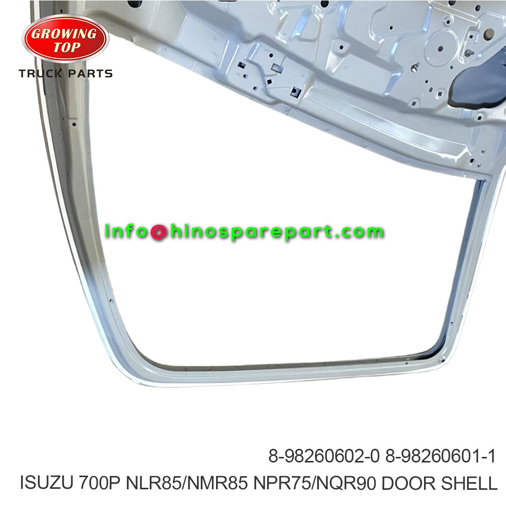 ISUZU 700P NLR85/NMR85 NPR75/NQR90 JMC DOOR SHELL 8-98260602-0