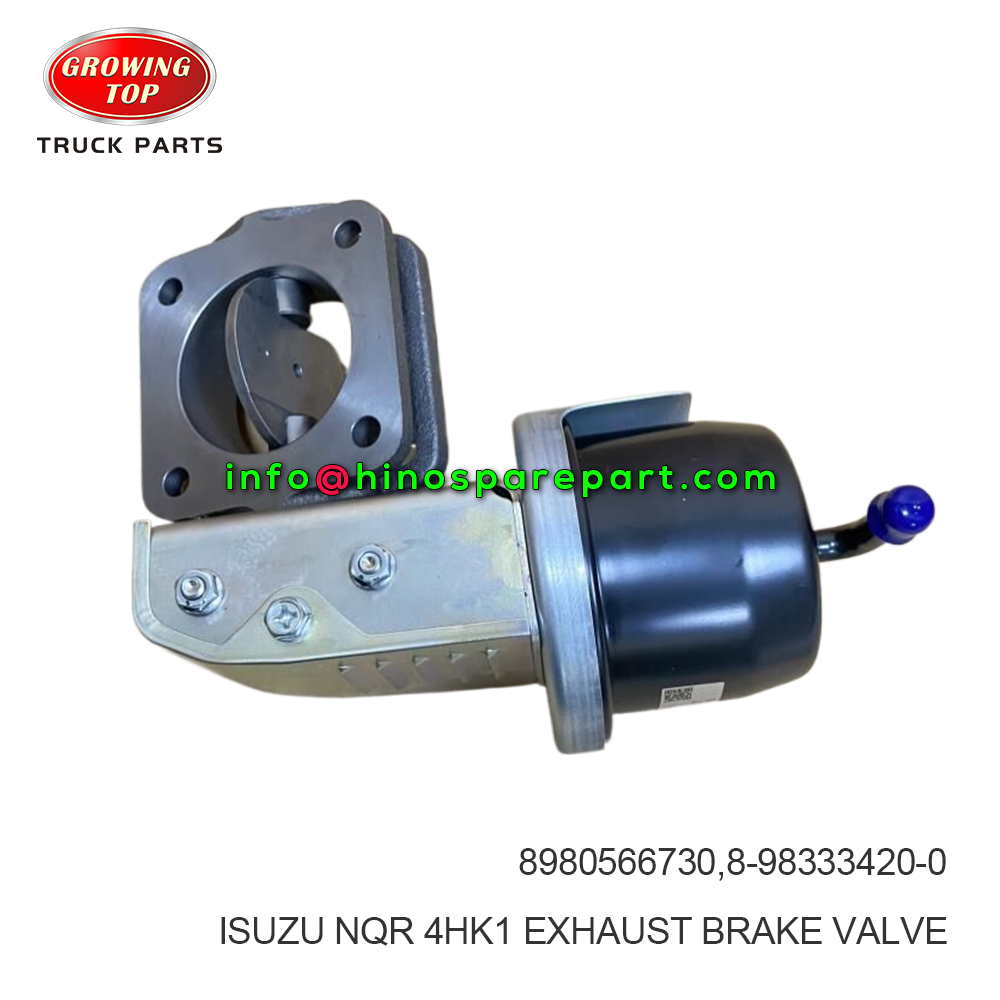 ISUZU NQR 4HK1 EXHAUST BRAKE VALVE 8980566730,8-98333420-0 