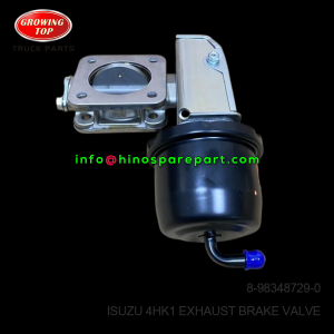 ISUZU 4HK1 EXHAUST BRAKE VALVE ,8-98348729-0 ISUZU 4HK1 EXHAUST BRAKE VALVE ,8-98348729-0