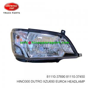 HINO300 DUTRO XZU650 EURO4  HEADLAMP 81110-37690 RH