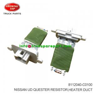 NISSAN UD QUESTER RESISTOR HEATER DUCT 8112040-C0100