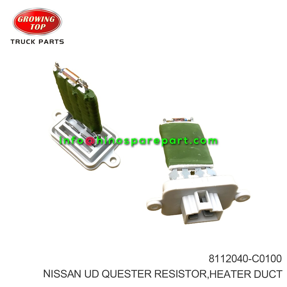 NISSAN UD QUESTER RESISTOR HEATER DUCT 8112040-C0100