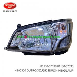 HINO300 DUTRO XZU650 EURO4  HEADLAMP 81150-37690 LH