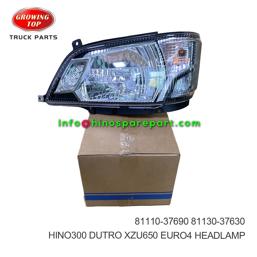 HINO300 DUTRO XZU650 EURO4  HEADLAMP 81150-37690 LH