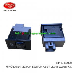 HINO500 E4 VICTOR SWITCH ASSY LIGHT CONTROL 84110-E0020