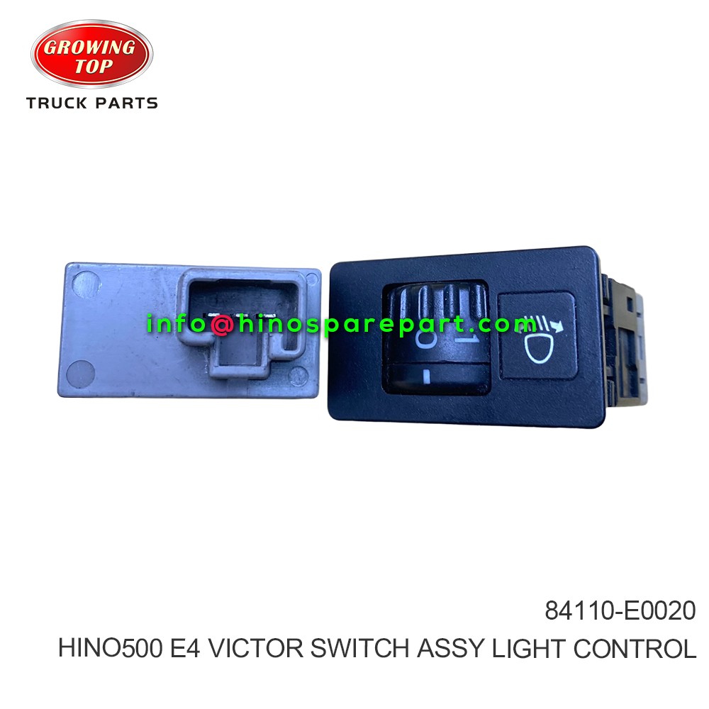 HINO500 E4 VICTOR SWITCH ASSY LIGHT CONTROL 84110-E0020