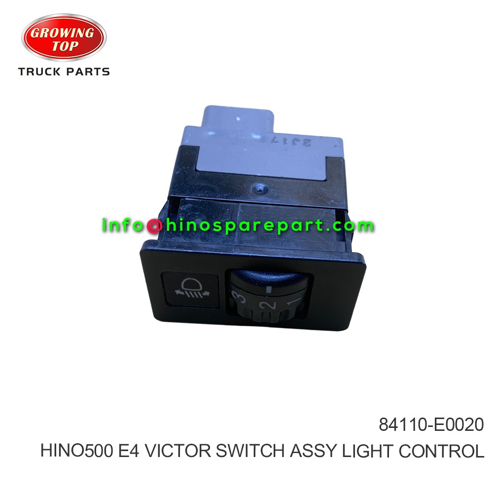 HINO500 E4 VICTOR SWITCH ASSY LIGHT CONTROL 84110-E0020