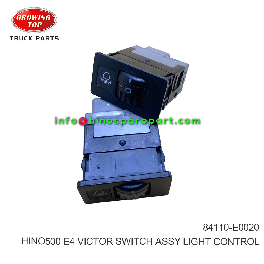 HINO500 E4 VICTOR SWITCH ASSY LIGHT CONTROL 84110-E0020