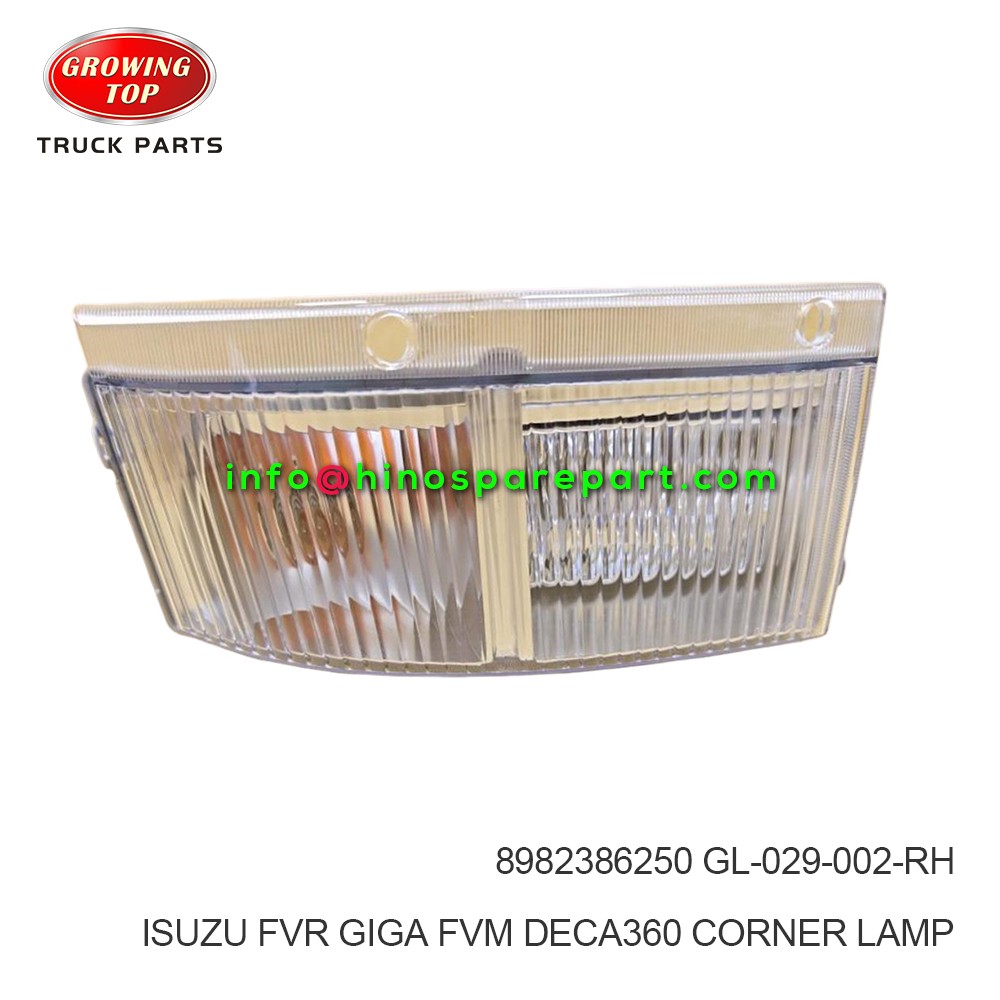 ISUZU FVR GIGA FVM DECA360 CORNER LAMP 8982386250