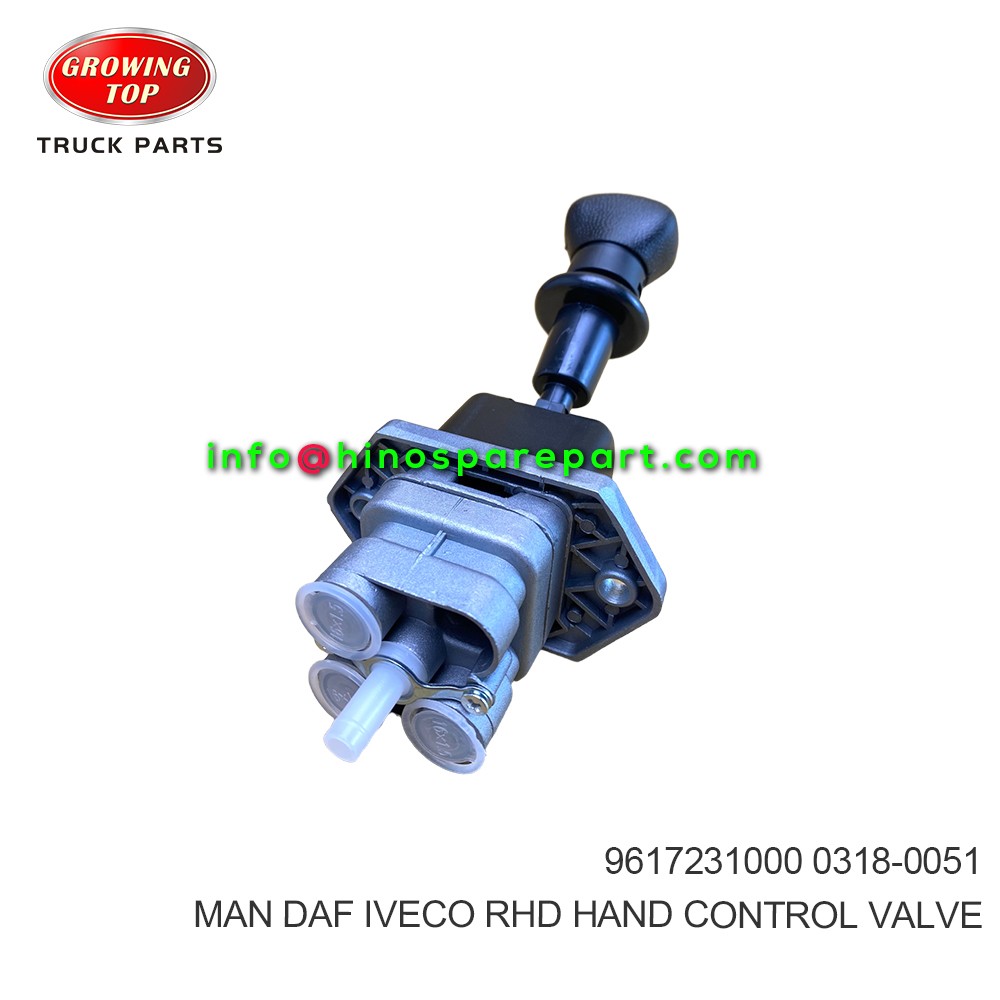MAN DAF IVECO RHD HAND CONTROL VALVE 9617231000