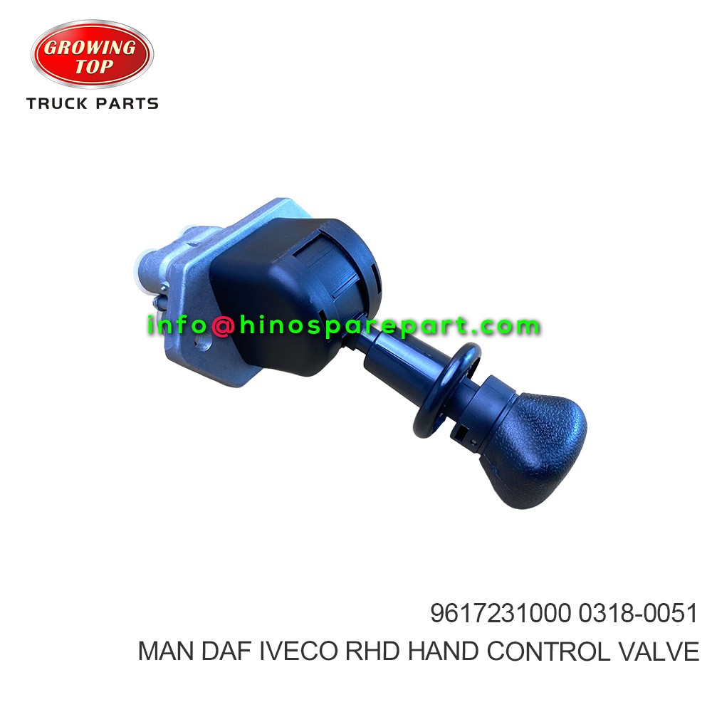 MAN DAF IVECO RHD HAND CONTROL VALVE 9617231000